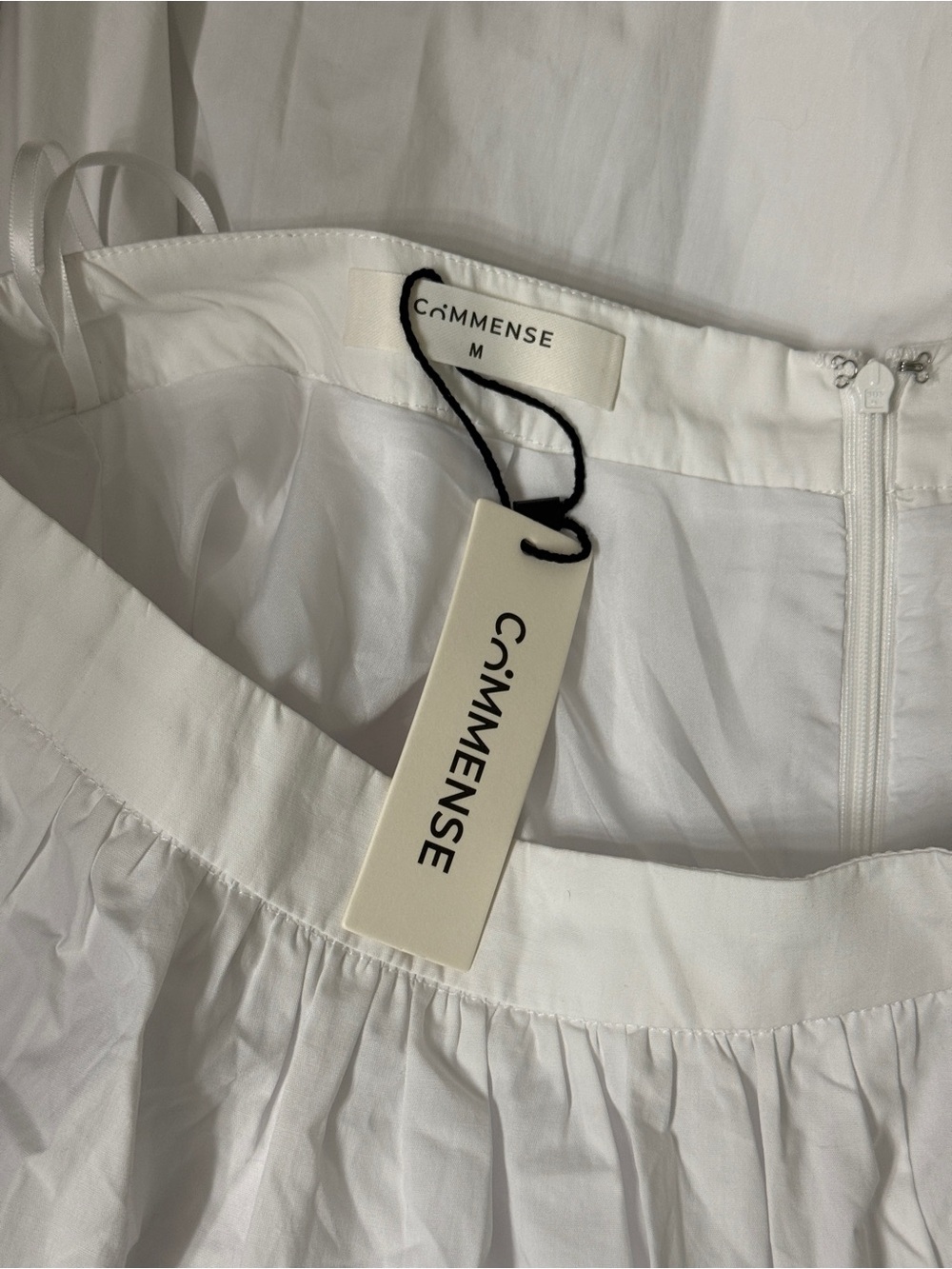 Commense Cotton Pleated Maxi Skirt with Pockets, size M - Picture 4 of 8